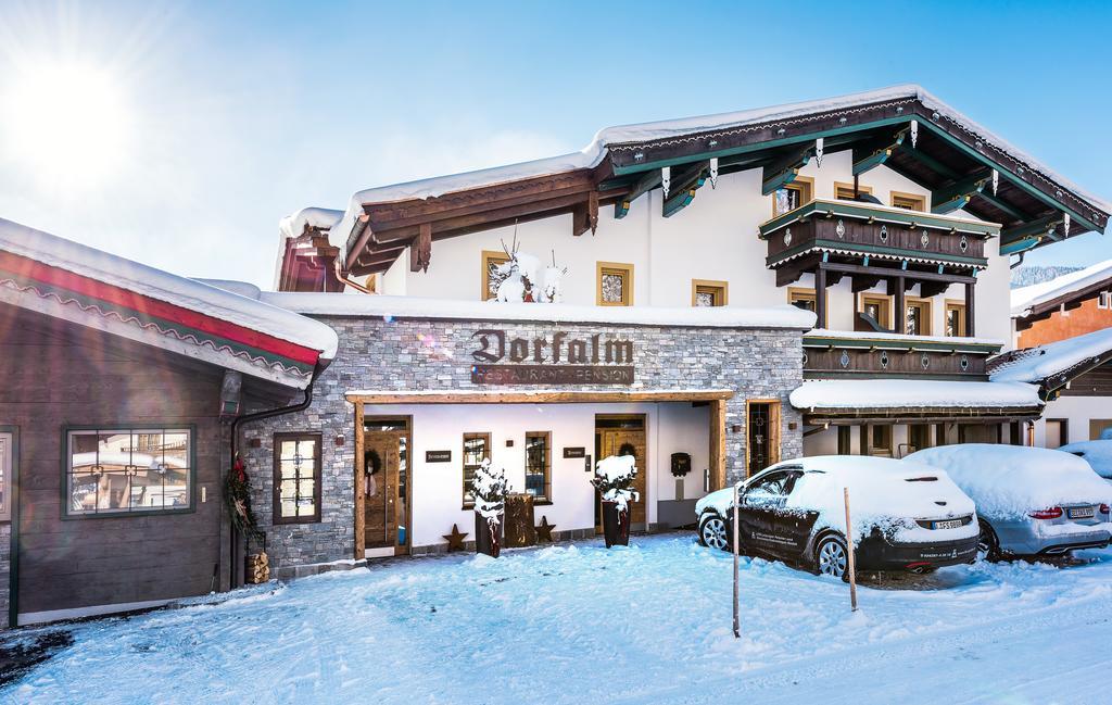 Pension Restaurant Dorfalm Leogang Exterior foto