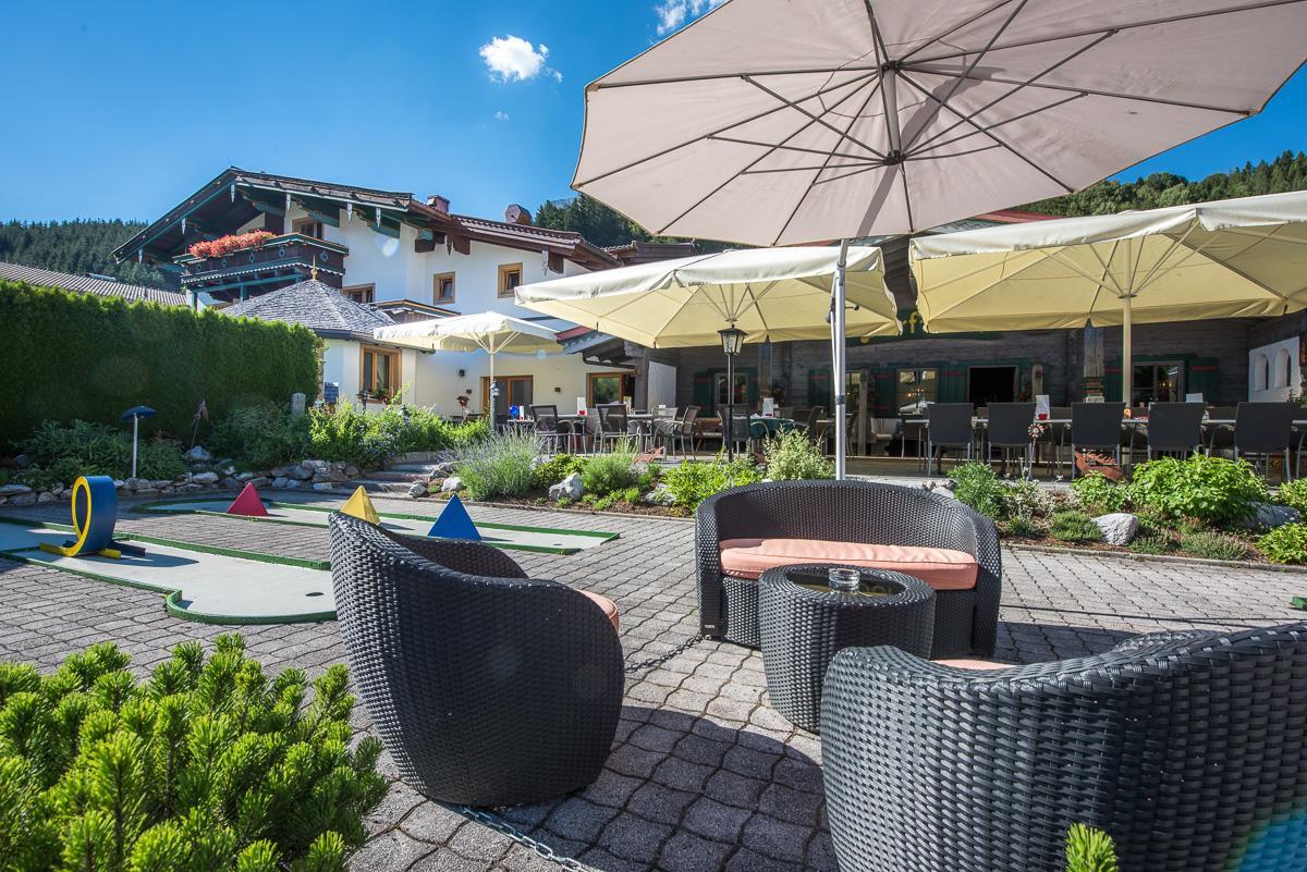 Pension Restaurant Dorfalm Leogang Exterior foto