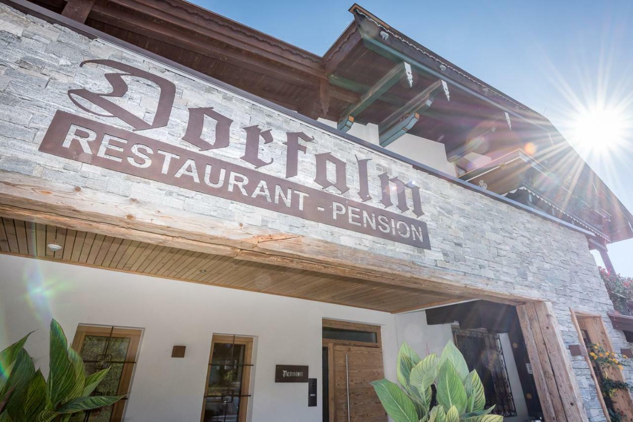 Pension Restaurant Dorfalm Leogang Exterior foto