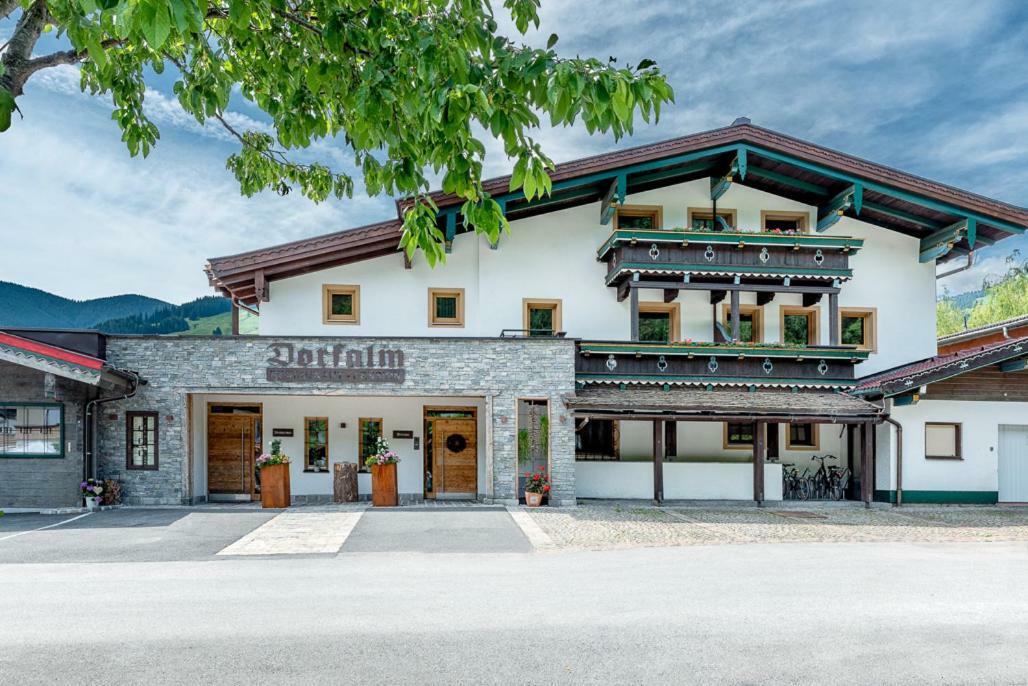 Pension Restaurant Dorfalm Leogang Exterior foto
